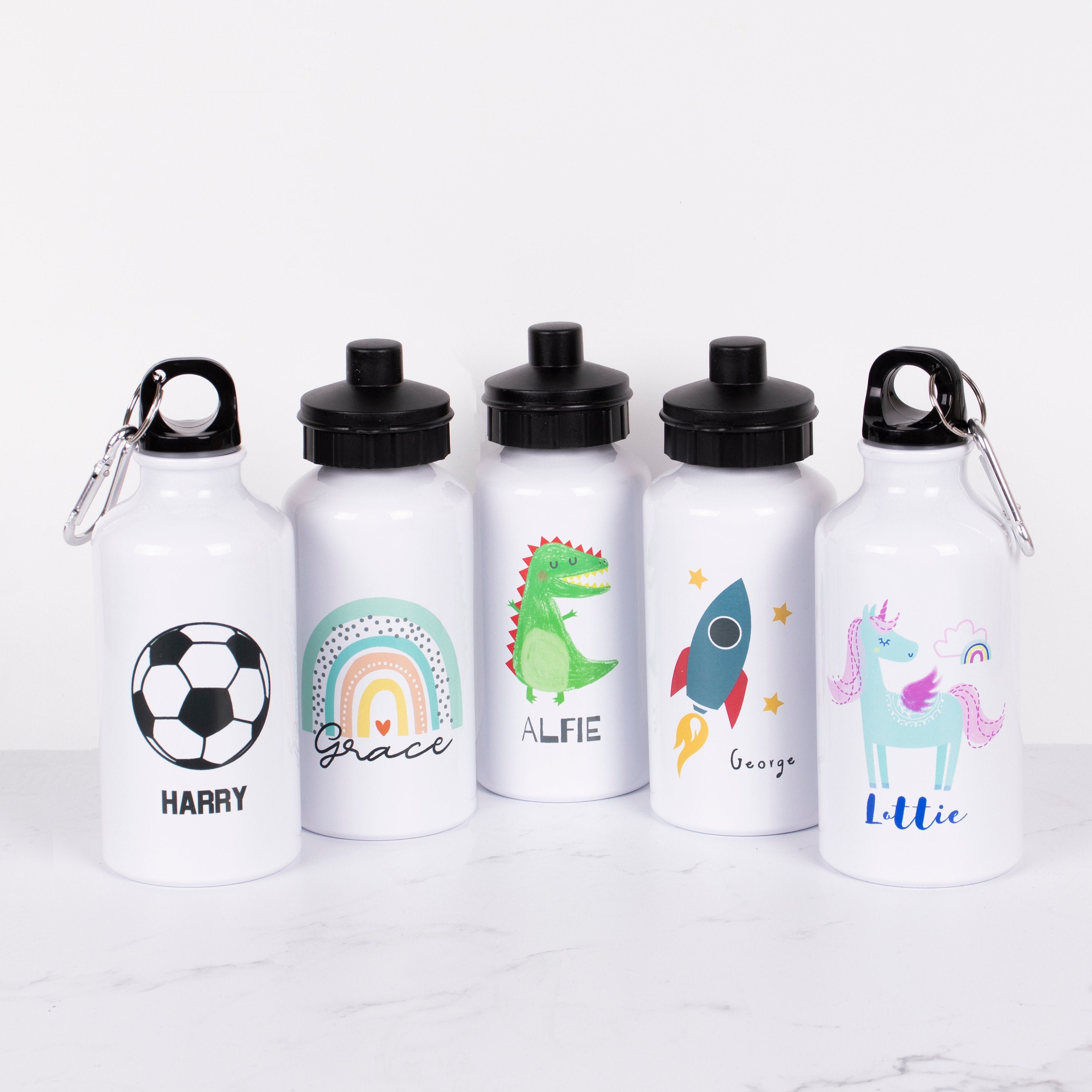 Personalised Kids Name Water Bottle-Personalised kids bottle-Custom kids water bottle-Personalised children's 400ml water bottle