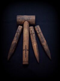 White Ash Wooden Vampire Stake Wood Vampire Stake